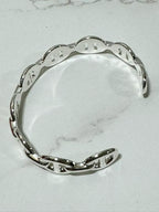 Hermes Chaine d'ancre Enchainee bracelet, medium model 925 Silver SH