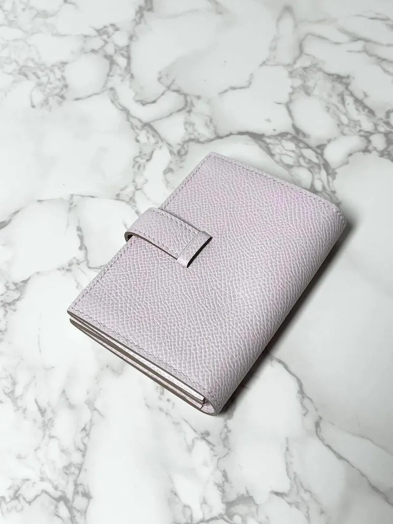 ❤️愛馬仕 Bearn 卡包皮夾 Epsom Mauve Pale PHW