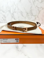 愛馬仕 Pop H 15 女士腰帶 金色 75