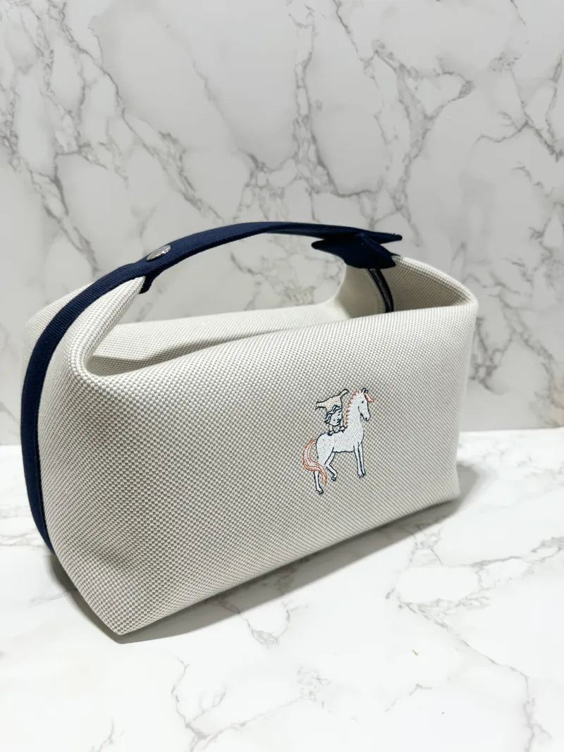 Hermes H Bride A Brac Case Cabriole GM Large Model Gris Perle