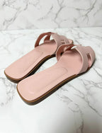 愛馬仕 Oran 涼鞋 H Rose Pale 38碼