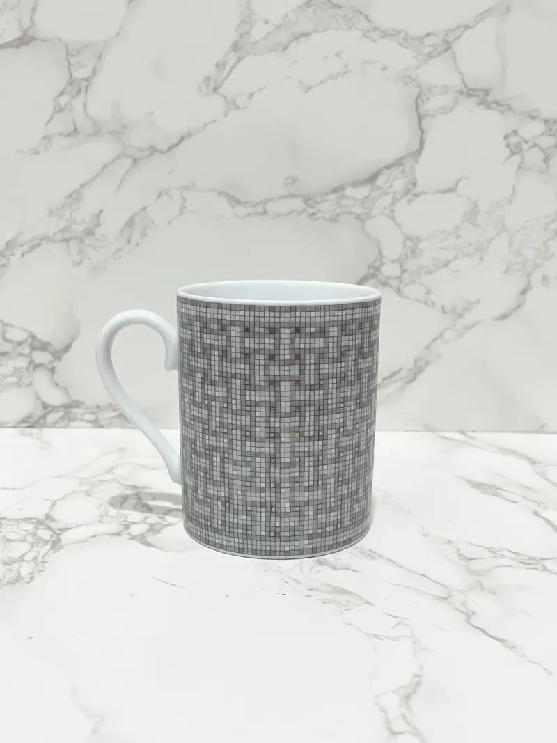 Hermes Mosaique AU 24 Platinum Mug 24k