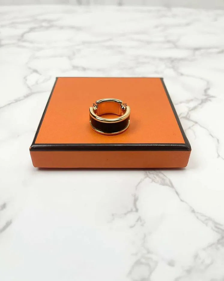 Hermes Olympe ring small model PM size Noir