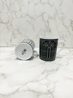 Hermes H Deco set of 2 mugs (n°1 and 2)