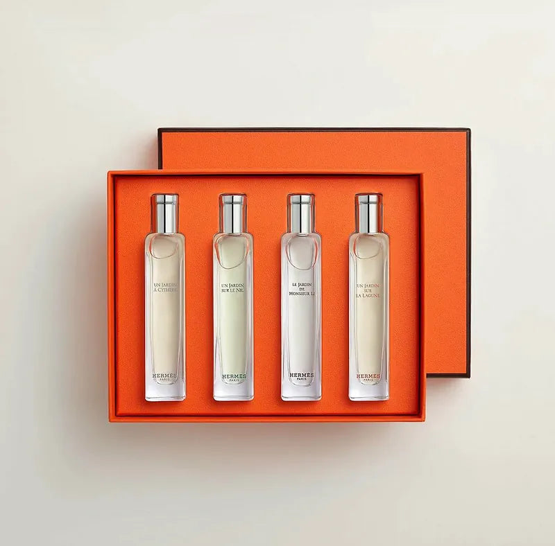 Hermes Les Jardins Parfums travel set