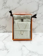 ❤️愛馬仕迷你 Pop H 吊墜項鍊 白色 RGHW