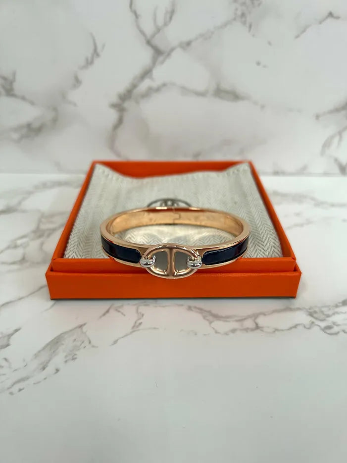 ❤️愛馬仕迷你 Clic Ch D'ancre 手鐲 RGHW PM 碼