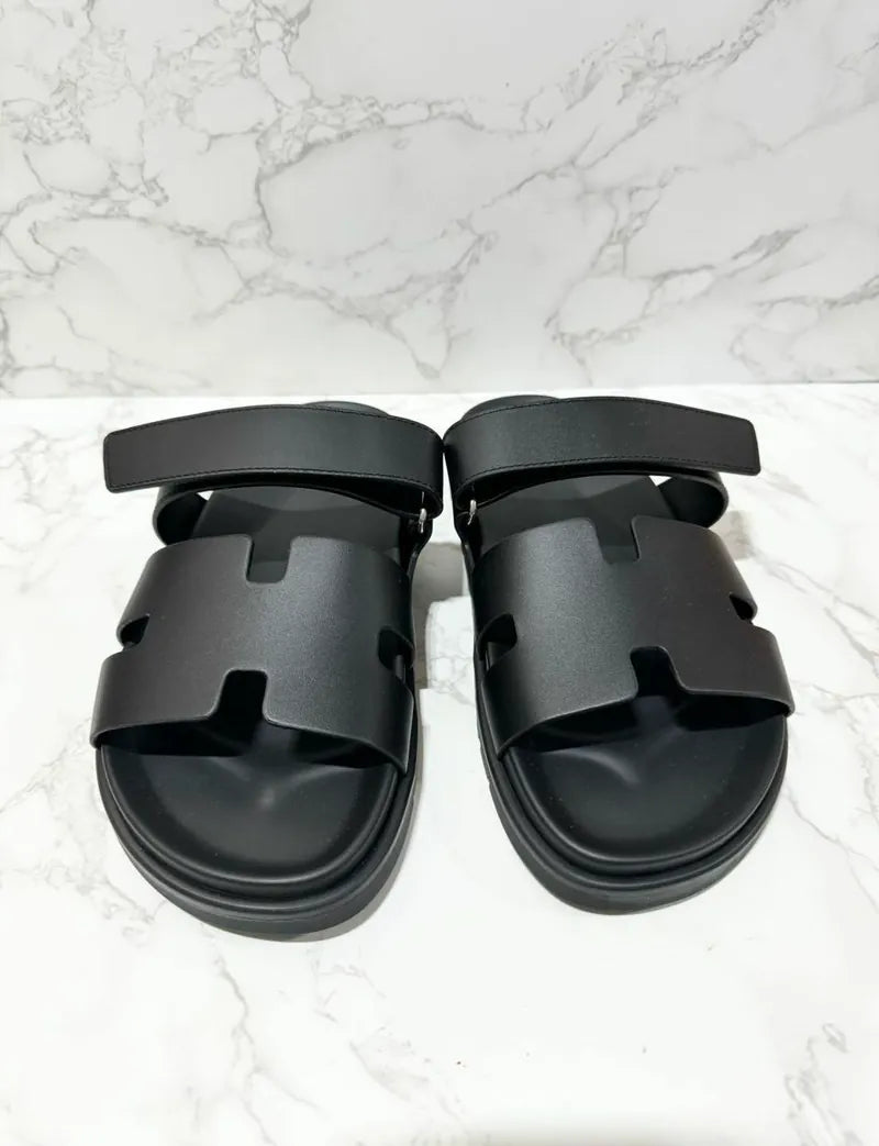 愛馬仕 Sandales 男士西普黑 39