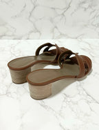 愛馬仕 Oasis 金色涼鞋 39