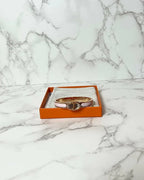 愛馬仕迷你 Clic Ch D'Ancre 手鐲 RGHW PM 尺寸