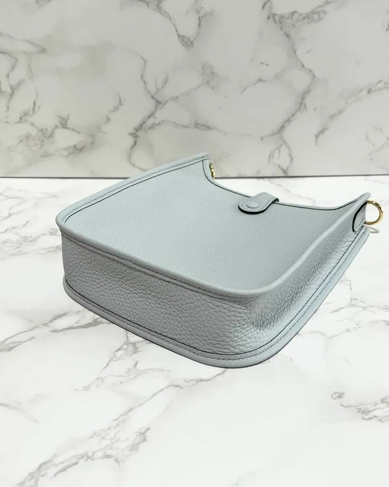 Hermes Mini Evelyn 16 TC 藍色 淺色 GHW