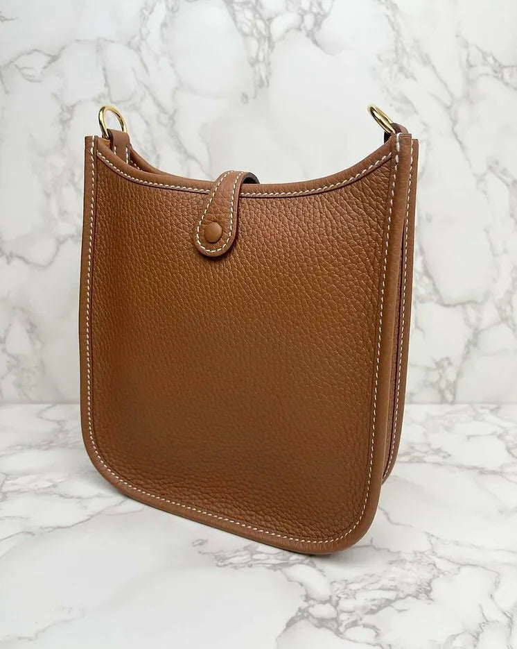 愛馬仕迷你Evelyne 16 TC 金色GHW B印記