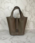 愛馬仕 Picotin 18 TC Etoupe 18 PHW