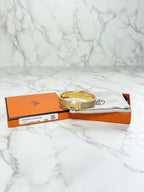 ❤️愛馬仕 Clic H 手鐲，貂皮色，金色五金，PM 碼