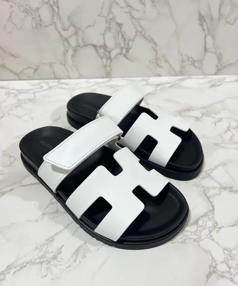 Hermes Sandales Chypre Blanc Size 39