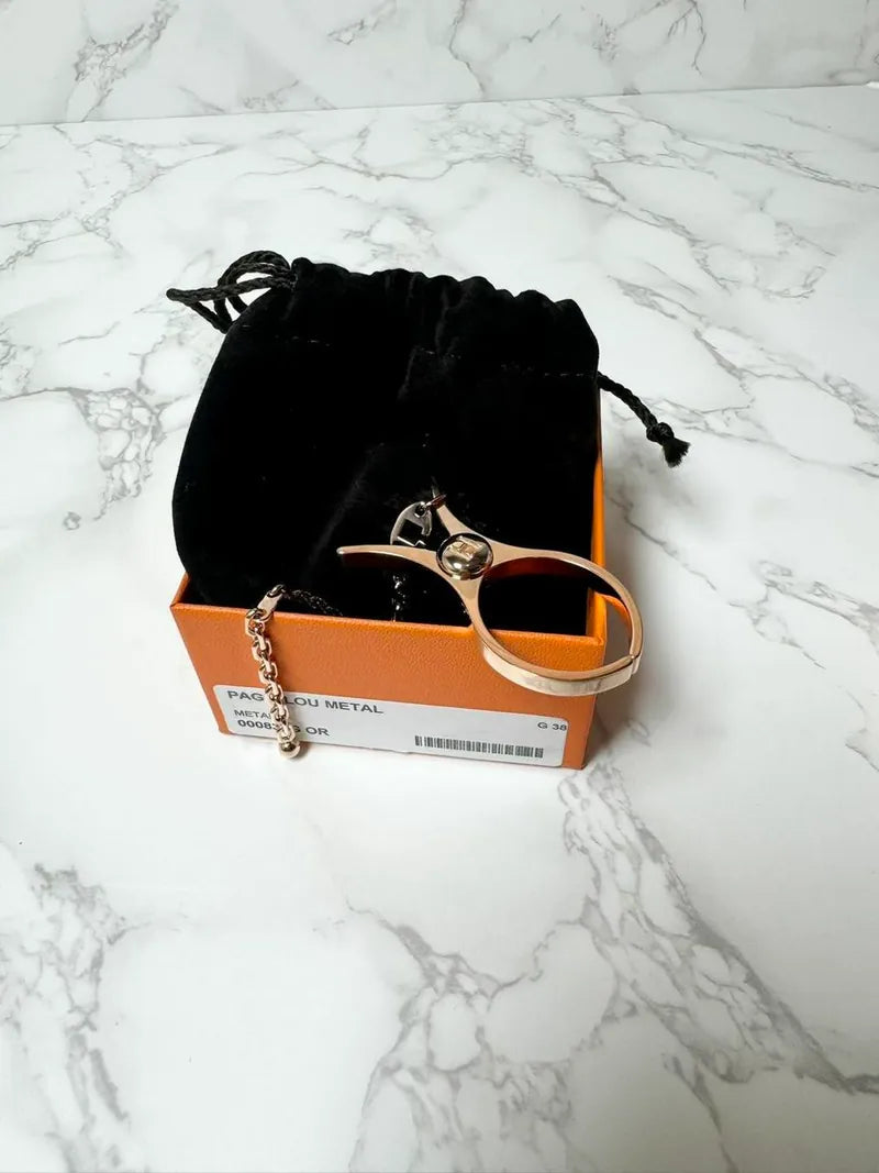 ❤️Hermes Pag Filou Rose GHW RGHW