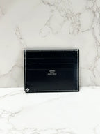 愛馬仕 H Sellier 卡包盒 黑色皮革