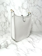 ❤️愛馬仕 Evelyne 16 手袋 全新 白色 0U GHW