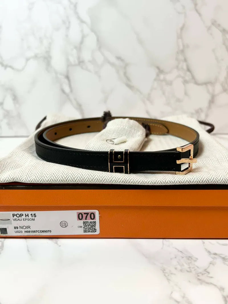 Hermes POP H 15 women belt  Nori 70 RGHW