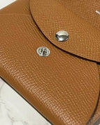 愛馬仕 Calvi Duo Compact 卡包 epsom 金