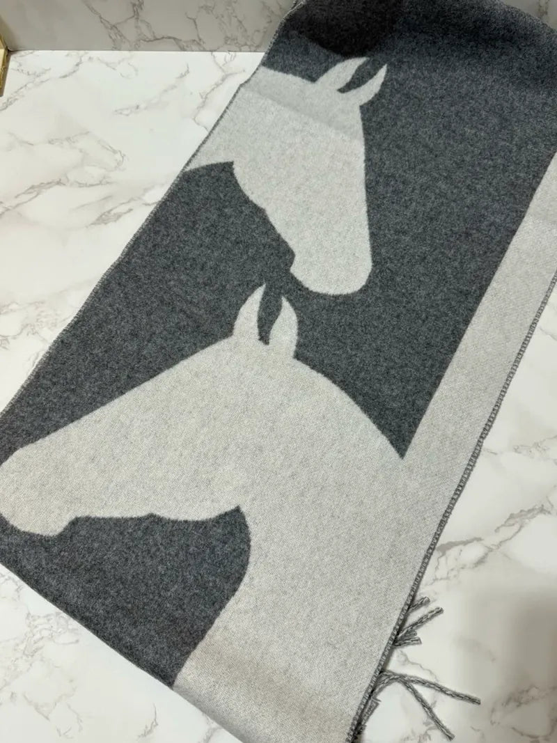 Hermes Casaque Love Story 圍巾 Gris Clair / 科特迪瓦