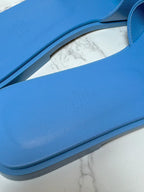 ❤️Hermes Oran Sandales H Bleu Cameo  38