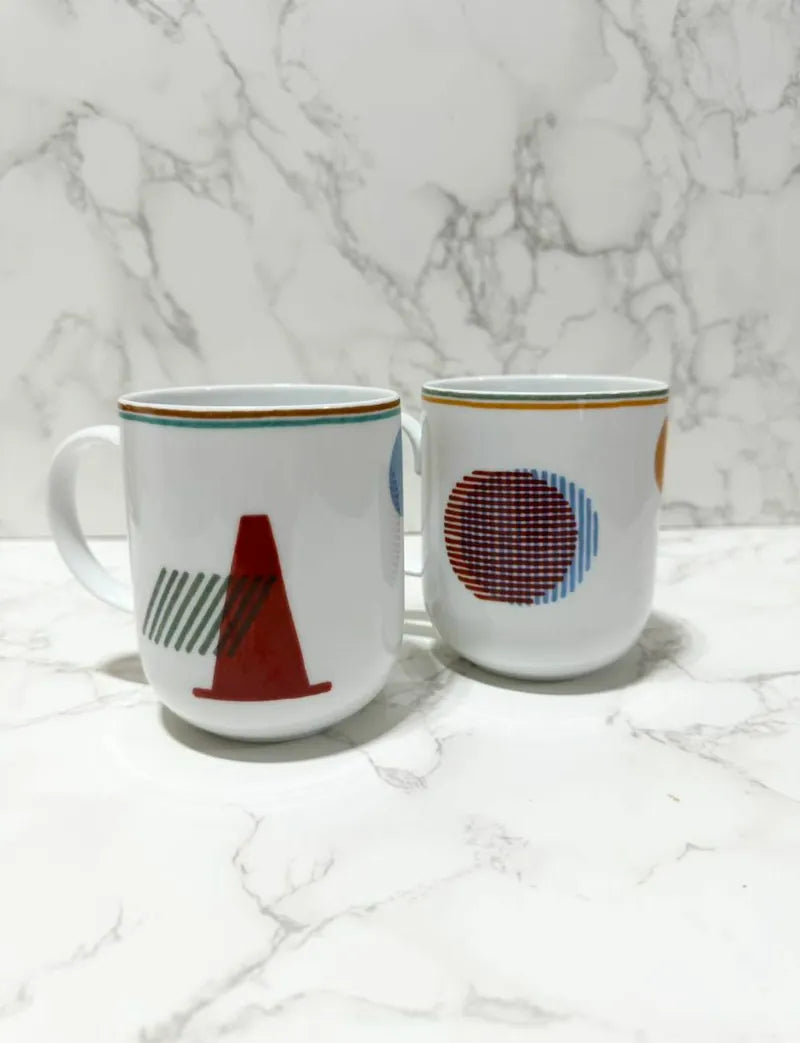 愛馬仕馬鞍形馬克杯套裝（2個）馬形馬克杯和頭盔形馬克杯