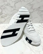 愛馬仕男士彈性網面運動鞋 43