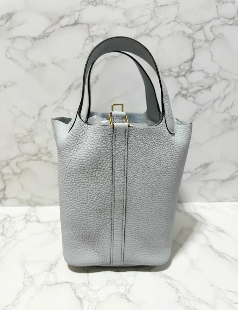 Picotin Lock 18 袋藍色淡色 GHW U 郵票