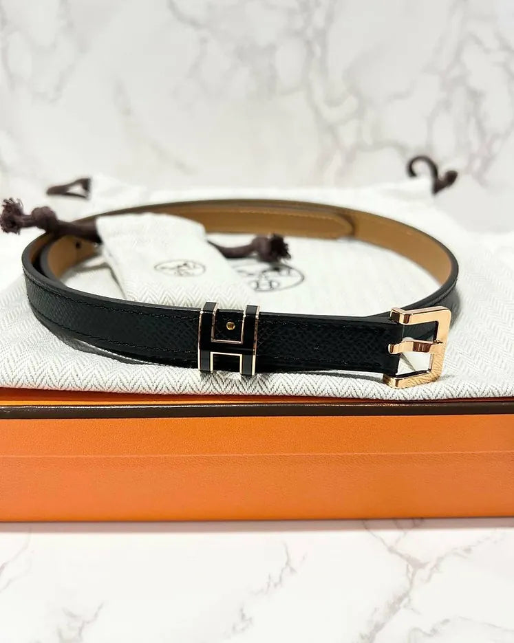 Hermes POP H 15 women belt Noir RGHW