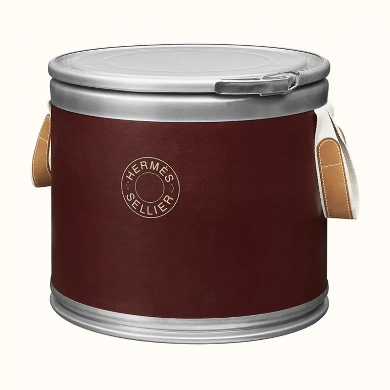 愛馬仕橙色馬鞍形盒子 - 小號