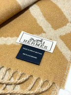 ❤️愛馬仕 H Clic-Clac 羊絨圍巾