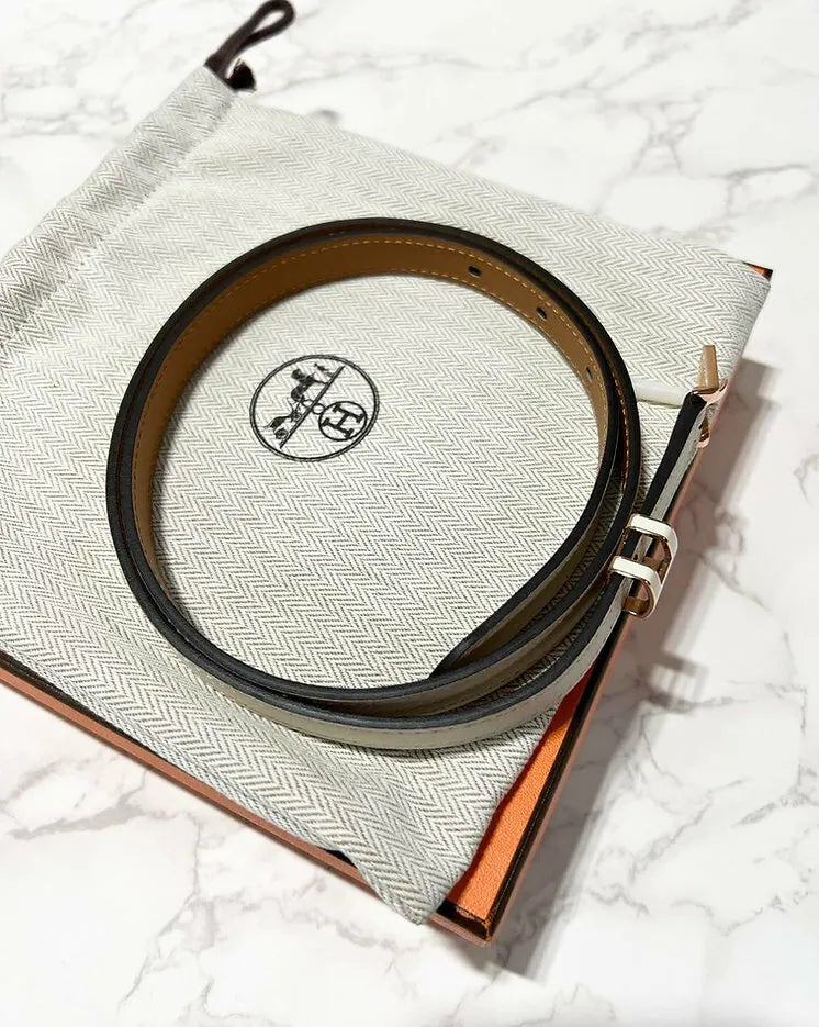 愛馬仕 POP H 15 女士腰帶 Craie RGHW 80cm