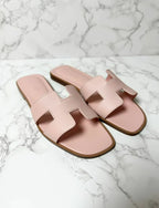 愛馬仕 Oran 涼鞋 H Rose Pale 38碼
