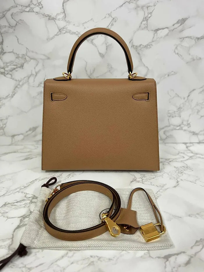 愛馬仕 Kelly 25 Epsom 柴 GHW 0M