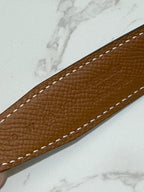 愛馬仕迷你H皮帶扣與雙面皮錶帶 24mm RGHWW 印記