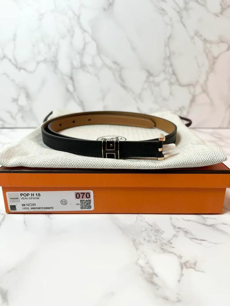 Hermes POP H 15 women belt  Nori 70 RGHW