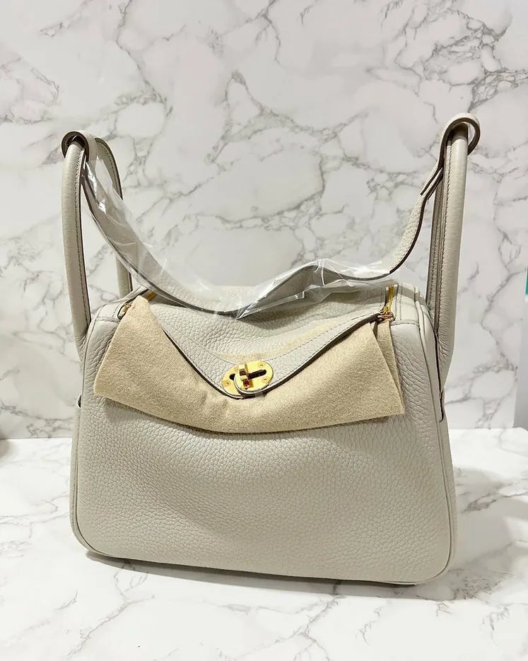 愛馬仕 Lindy 26 TC BETON 8L GHW