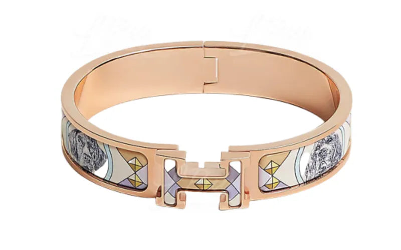 Hermes Clic H Colliers et Chiens 手鍊 RGHW 手鈪