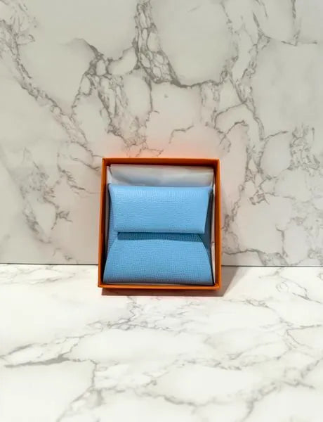 Hermes Calvi Bastia 零錢包 7N CELESTE