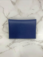 愛馬仕 Calvi Duo Bleu Saphir/Vert Anglais Epsom 73/2Q