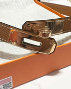 愛馬仕 Kelly 18 可調式腰帶，金色 RGHW，60cm-100cm
