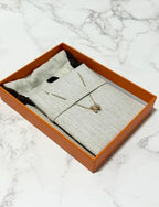 ❤️愛馬仕迷你 Pop H Marron Glace 玫瑰金吊墜項鍊 RGHW