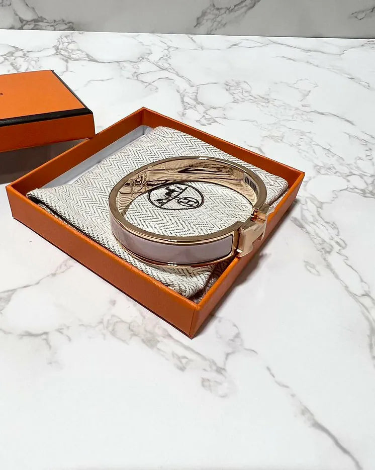 Hermes Clic H 手鍊 Rose Candeur 玫瑰金 RGHW