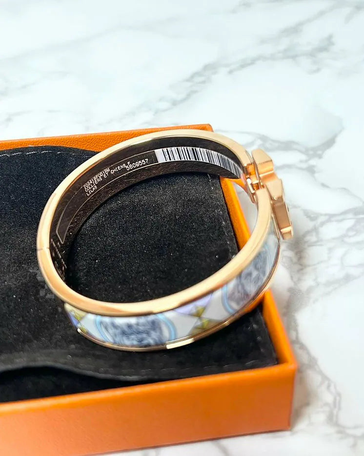 Hermes Clic H Colliers et Chiens 手鍊 RGHW 手鈪