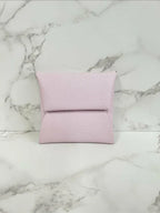 Hermes Bastia 零錢包 Mauve Pale Epsom 夢幻粉紅紫09