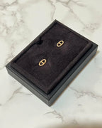 Hermes Chaine d'ancre earrings very small model RGHW