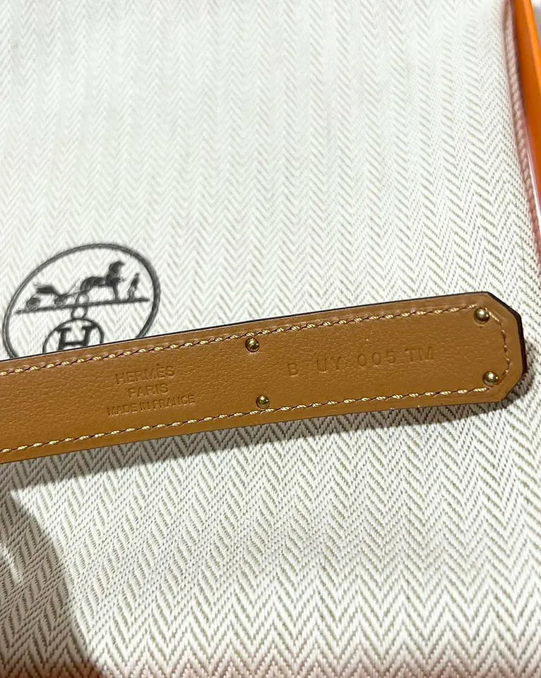 愛馬仕 Kelly 18 可調式腰帶，金色 RGHW，60cm-100cm