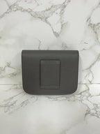 愛馬仕 Constance Slim 皮夾，灰色 Meyer Epsom 皮革，金色五金，0L