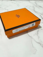 ❤️Hermes 迷你 Pop H 耳環白色 GHW